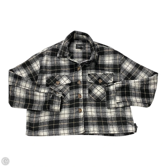 Blazer By Love Tree In Plaid Pattern, Size: L