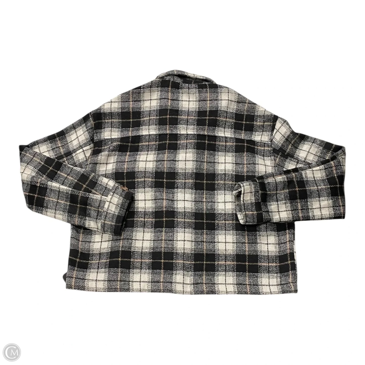 Blazer By Love Tree In Plaid Pattern, Size: L