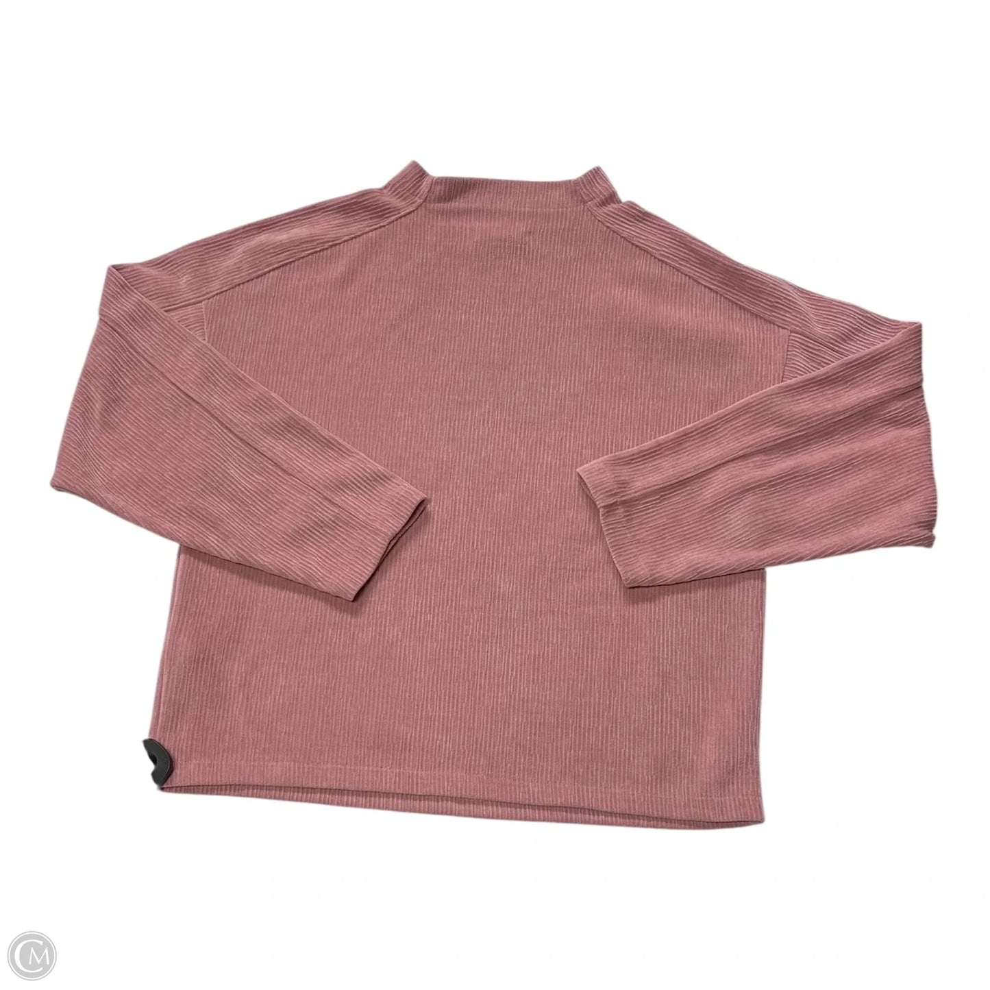 Top Long Sleeve By Madewell In Pink, Size: M