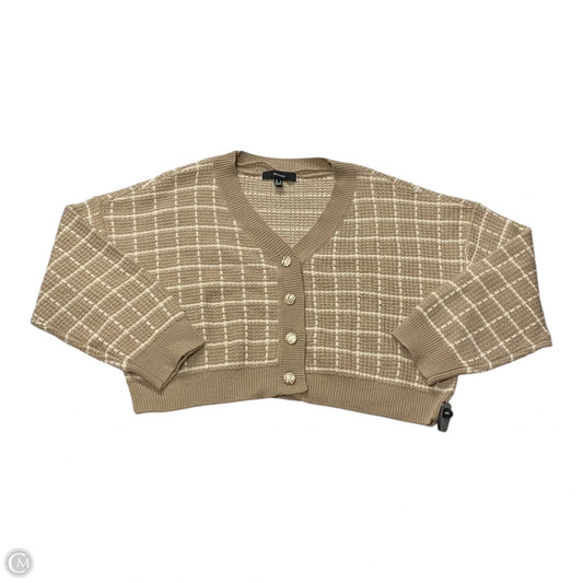 Sweater Cardigan By Vero Moda In Tan, Size: M