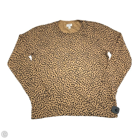 Sweater By J. Crew In Animal Print, Size: Xl