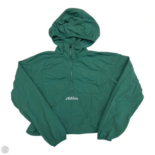 Athletic Jacket By Athleta In Green, Size: S