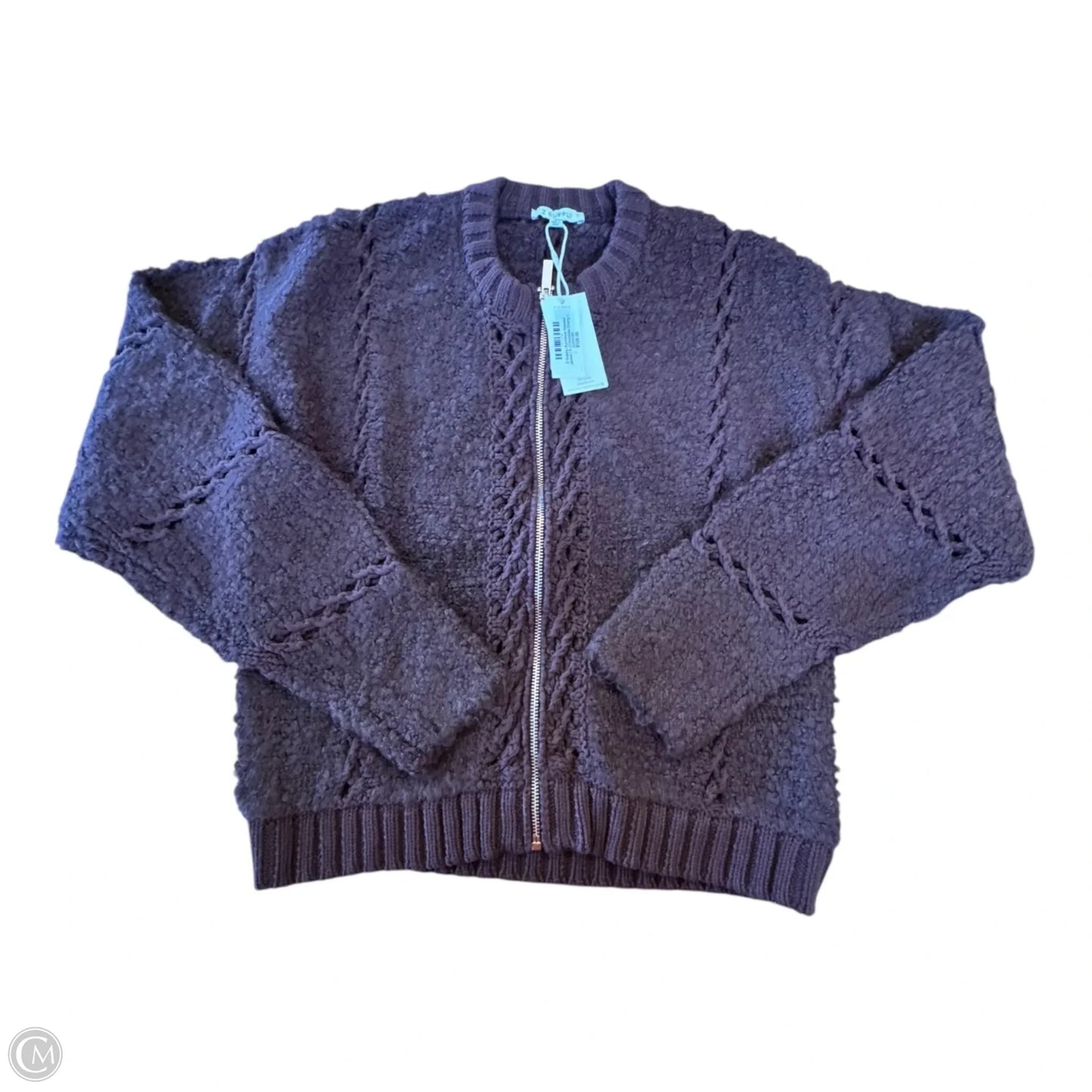 Sweater Cardigan By Z Supply In Brown, Size: S
