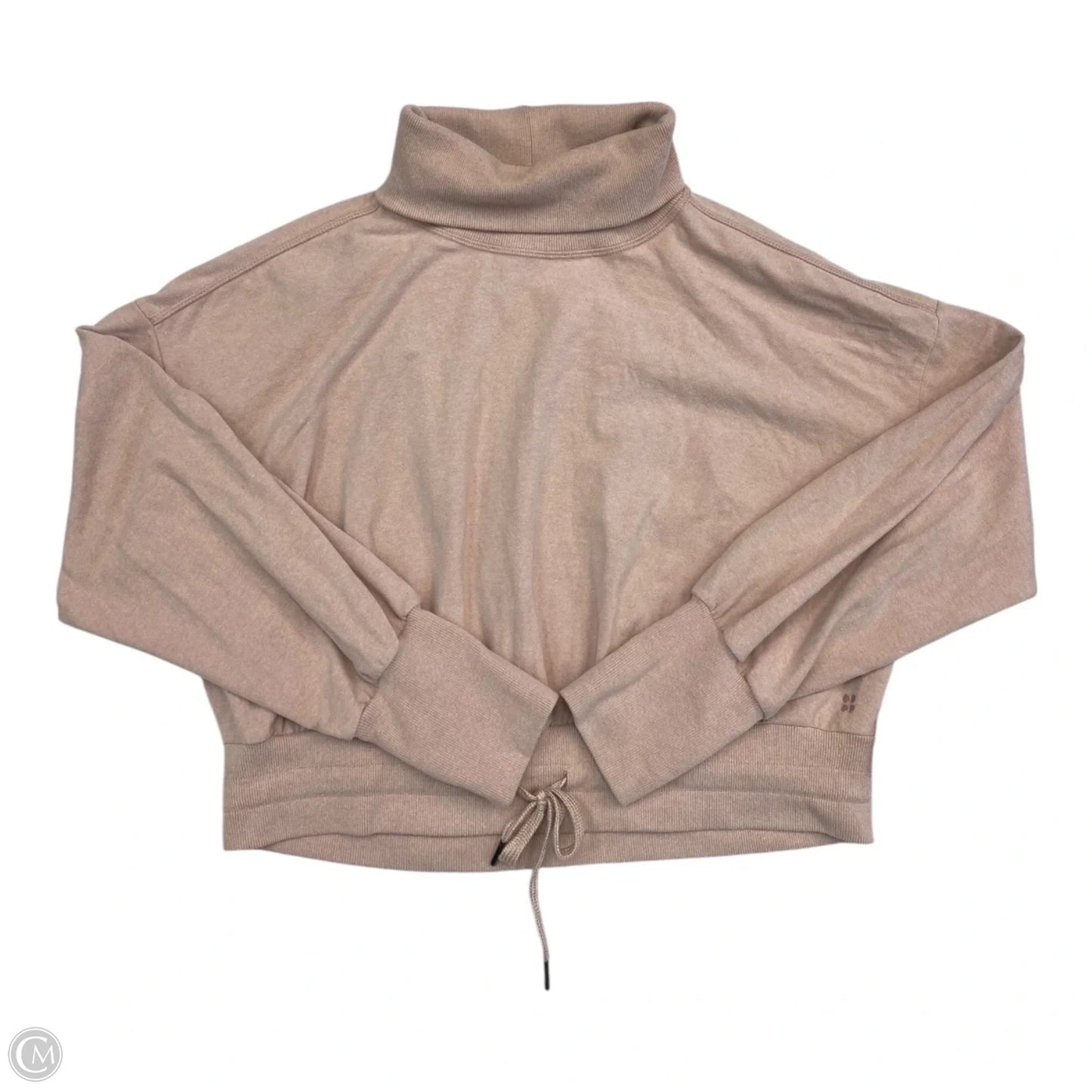 Athletic Top Long Sleeve Collar By Sweaty Betty In Pink, Size: 14