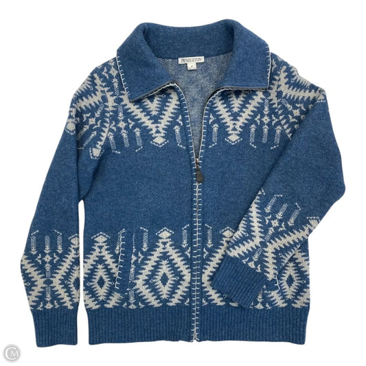 Sweater By Pendleton In Blue, Size: M