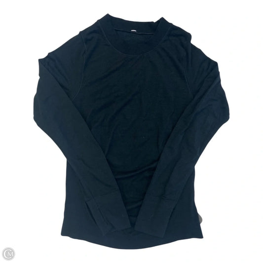 Athletic Top Long Sleeve Crewneck By Cmc In Black, Size: M