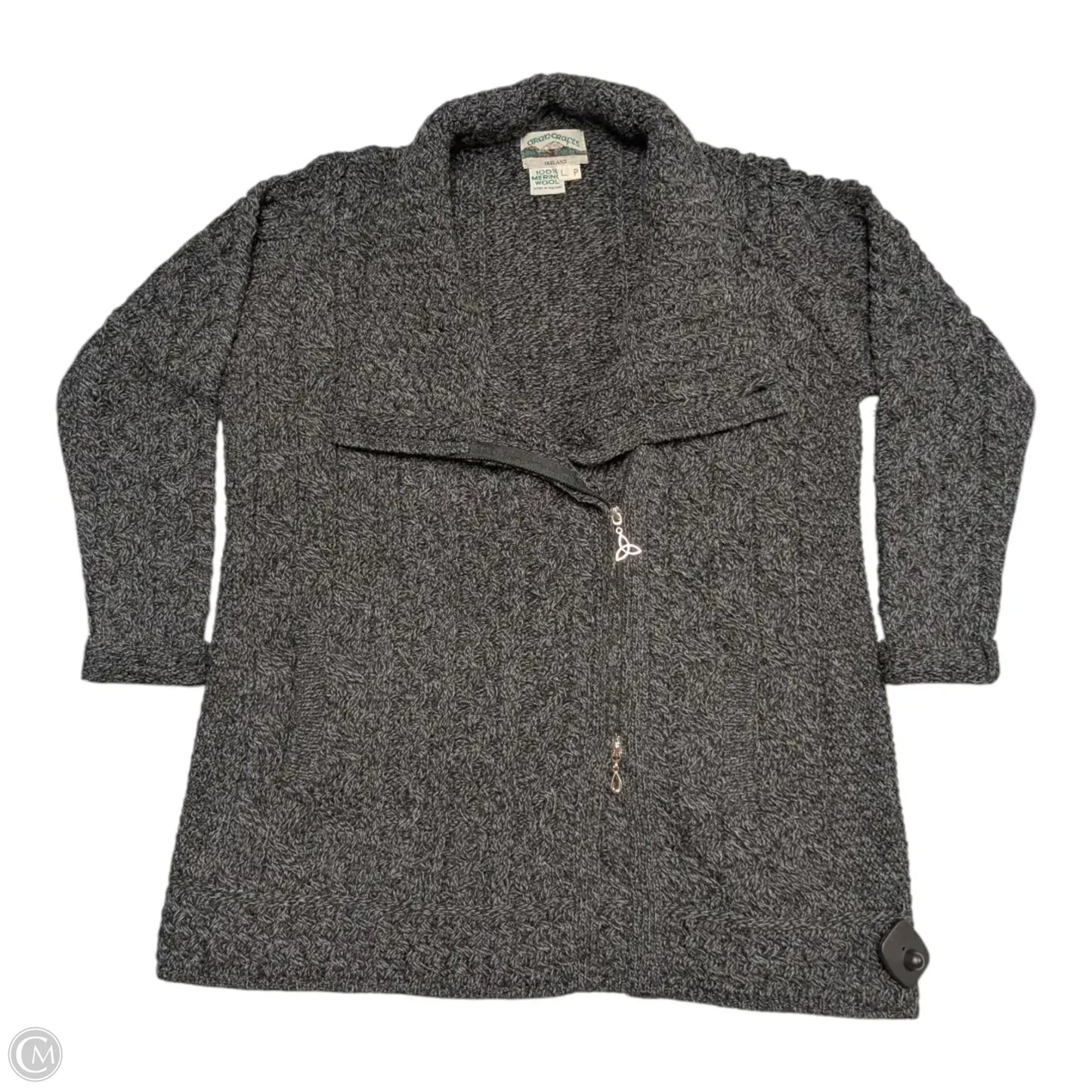 Sweater Cardigan By Cmc In Black, Size: Lp