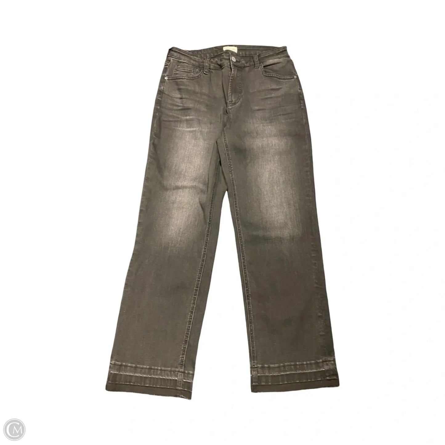 Jeans Straight By Hint Of Blu In Black Denim, Size: 8