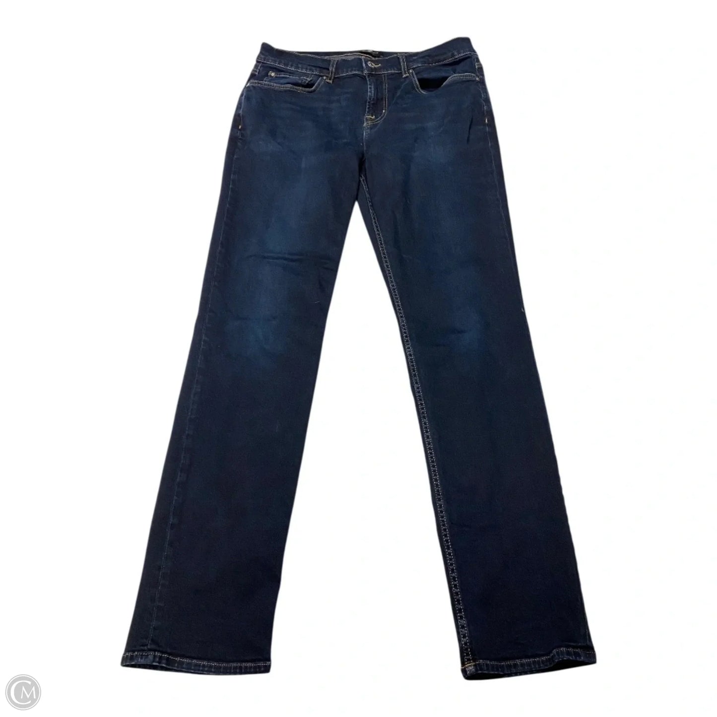 Jeans Skinny By 7 For All Mankind In Blue Denim, Size: 18