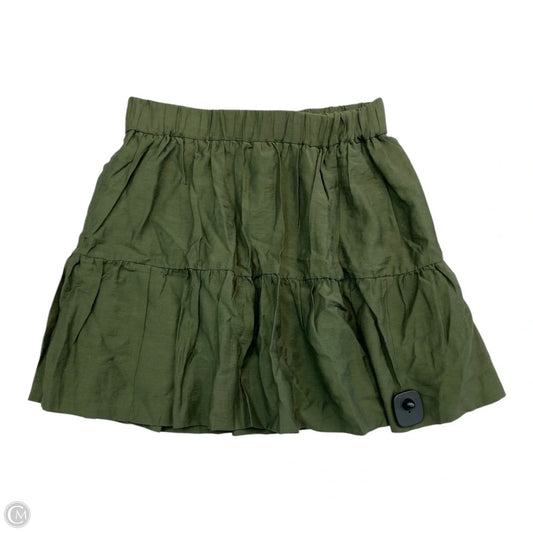 Skirt Mini & Short By Banana Republic In Green, Size: S