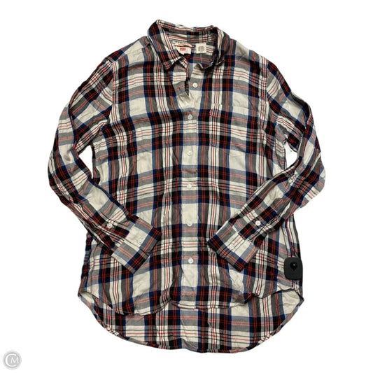 Top Long Sleeve By Levis In Multi-colored, Size: S