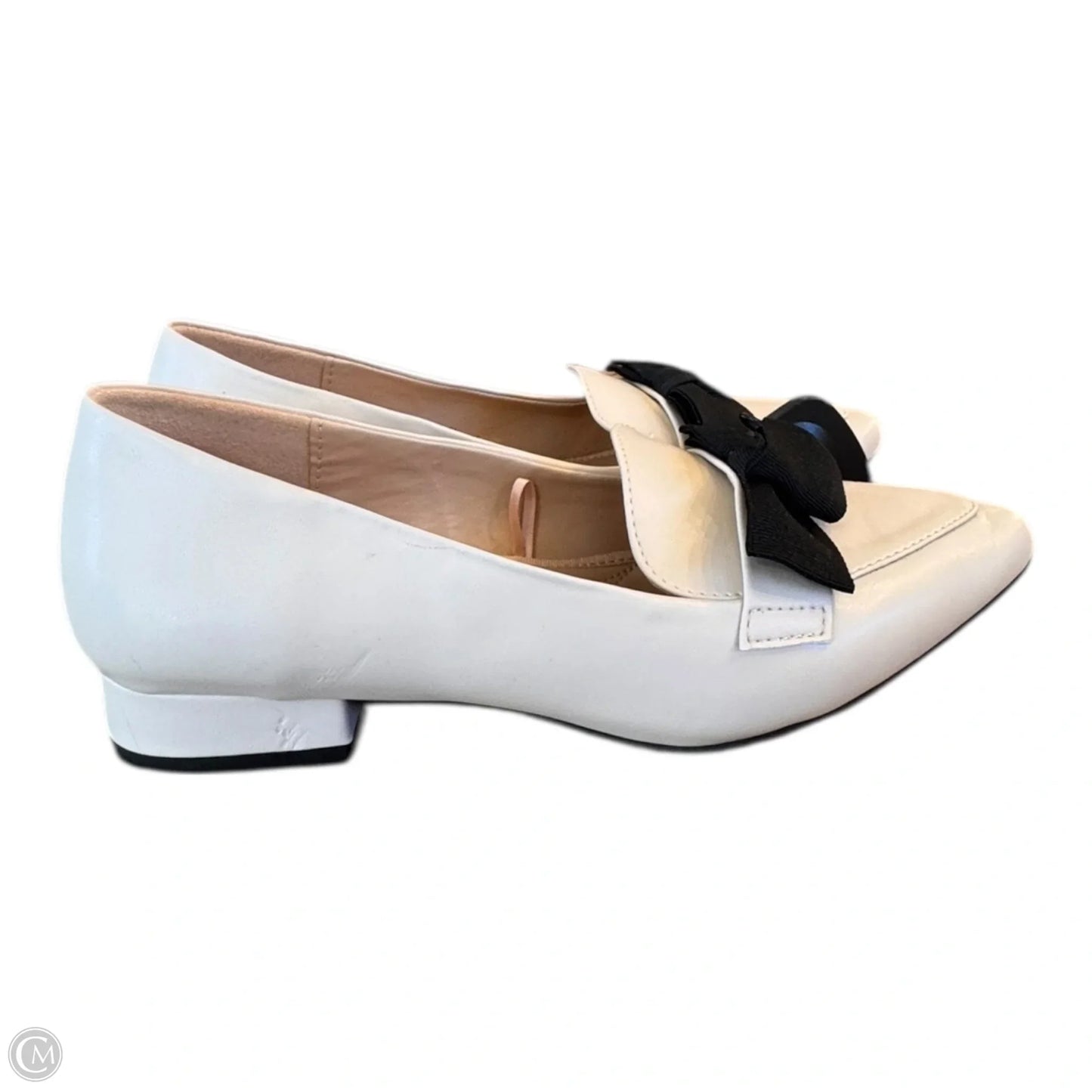 Shoes Heels Block By Adrienne Vittadini In Black & Cream, Size: 7.5