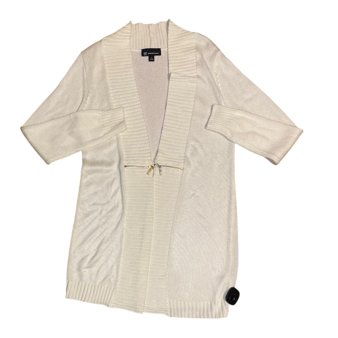 Sweater Cardigan By Inc In Cream, Size: 10
