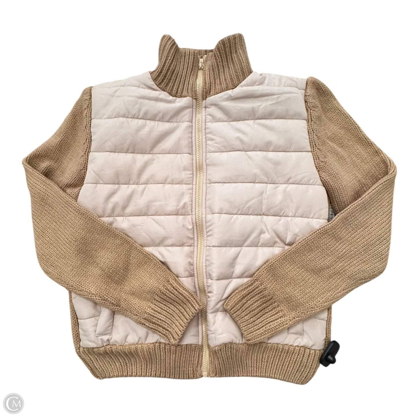 Jacket Puffer & Quilted By Staccato In Tan, Size: S