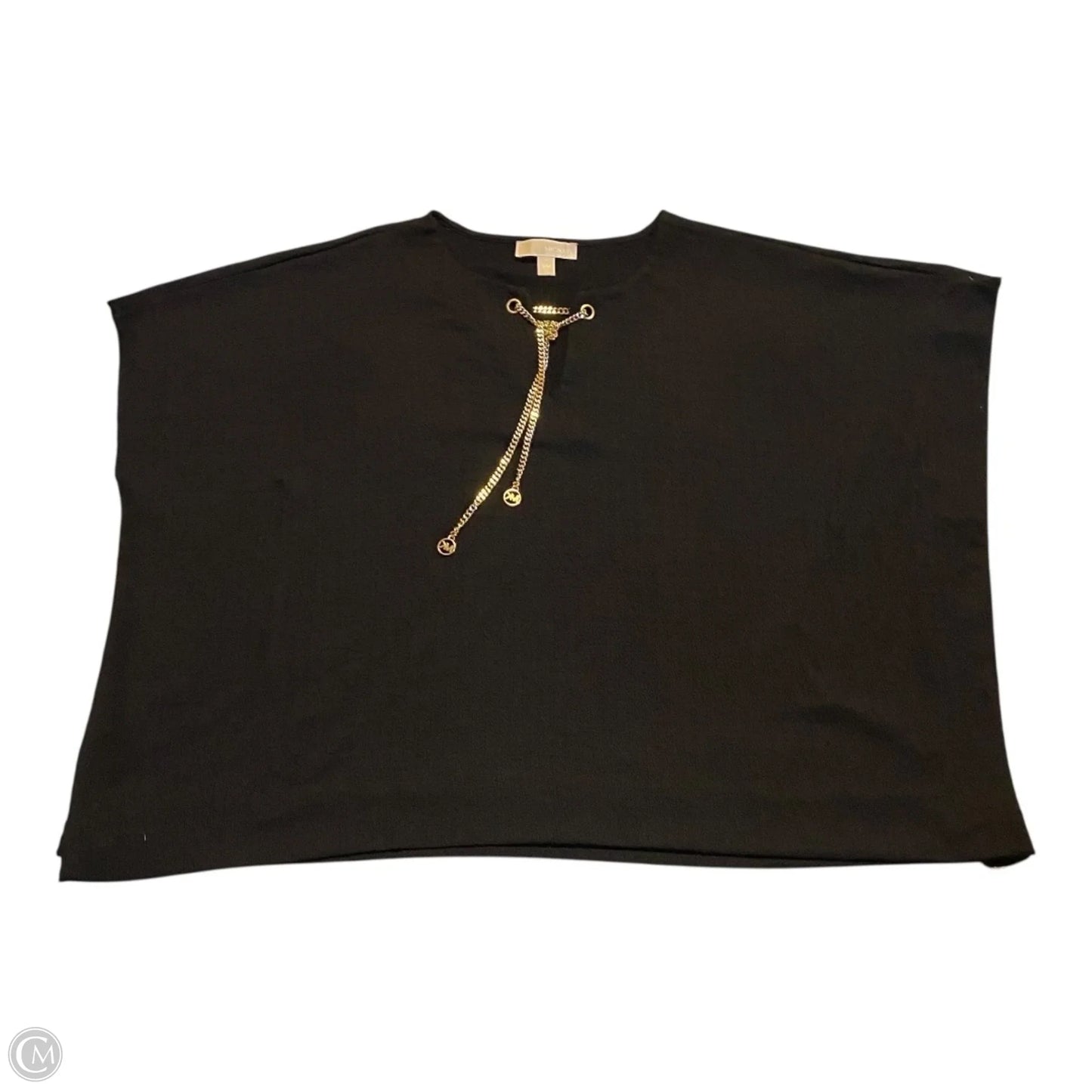 Top Short Sleeve By Michael By Michael Kors In Black, Size: S