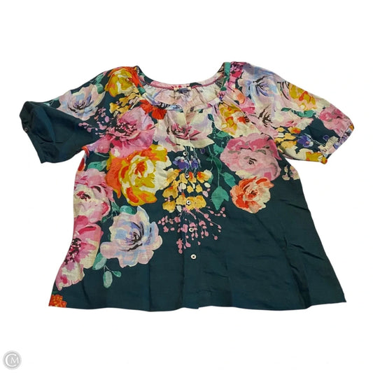 Top Short Sleeve By Sundance In Multi-colored, Size: S