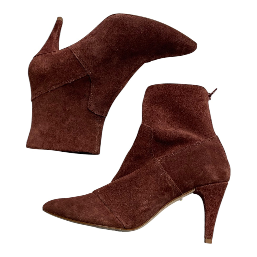 Boots Ankle Heels By Free People In Red, Size: 7.5