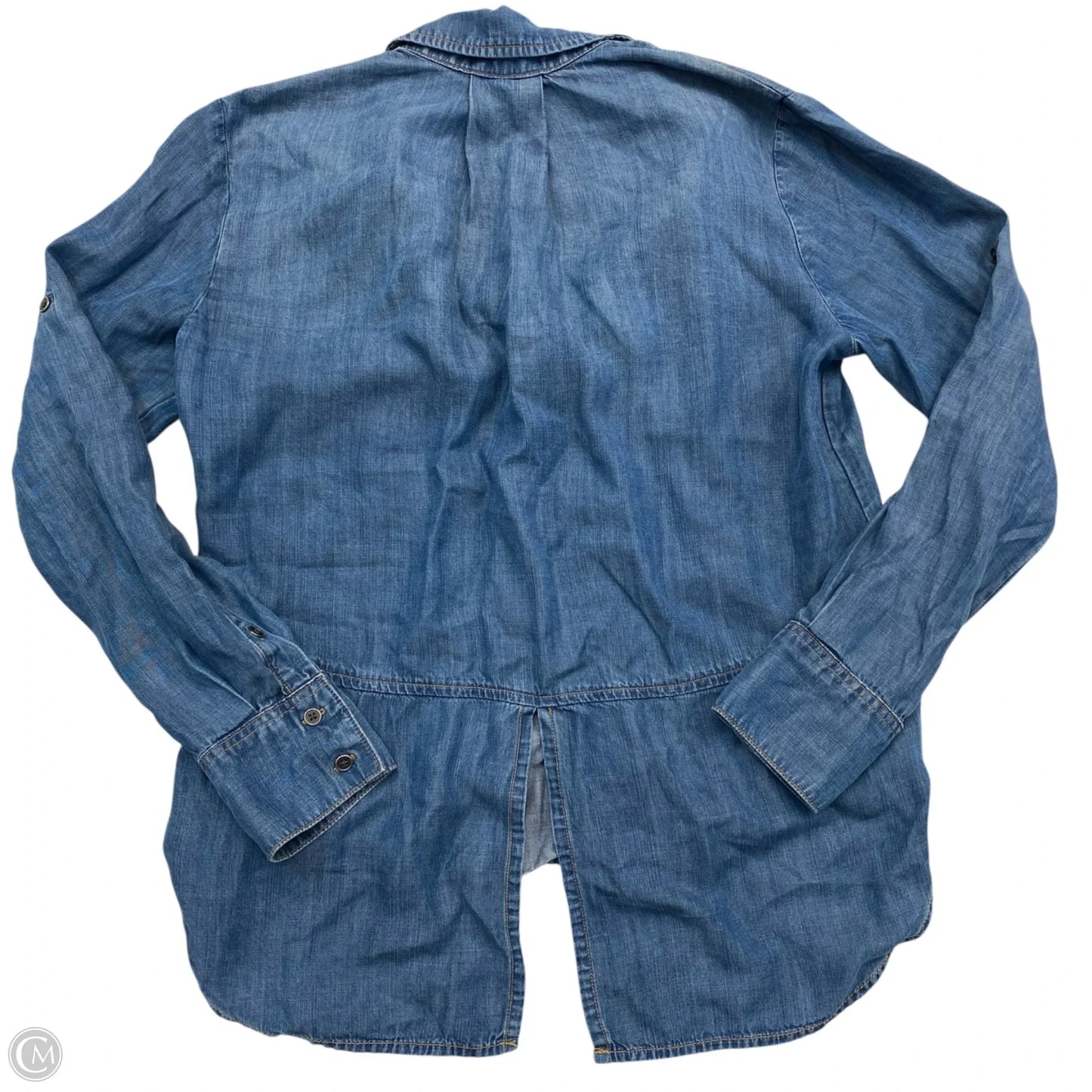 Top Long Sleeve By Cloth & Stone In Blue, Size: S