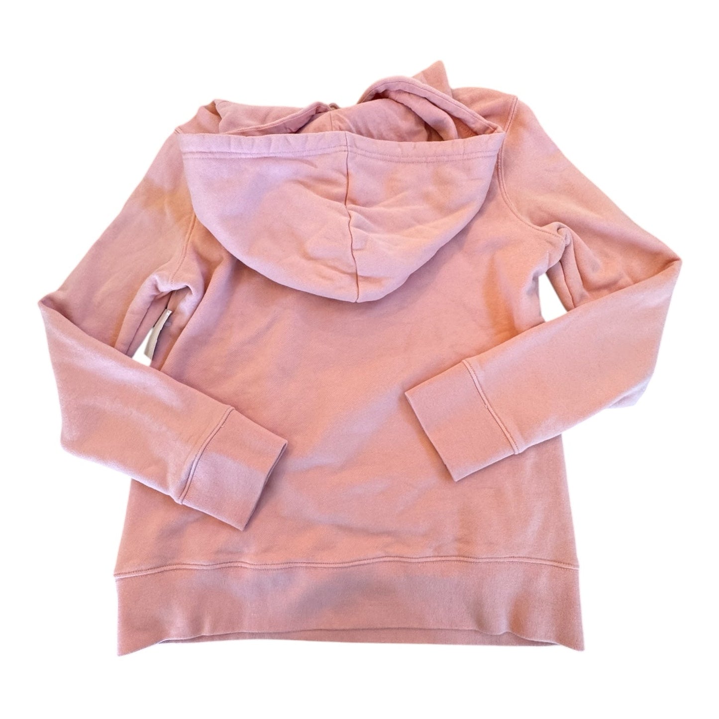 Athletic Sweatshirt Hoodie By Adidas In Peach, Size: S