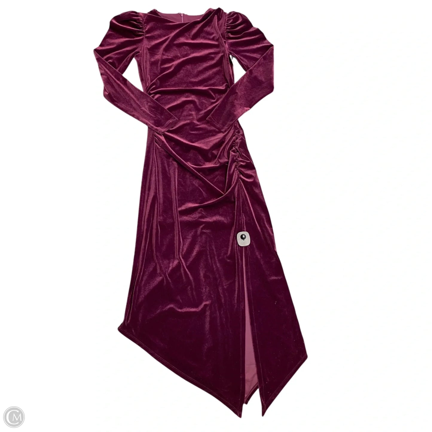 Dress Party Long By Express In Purple, Size: Xs