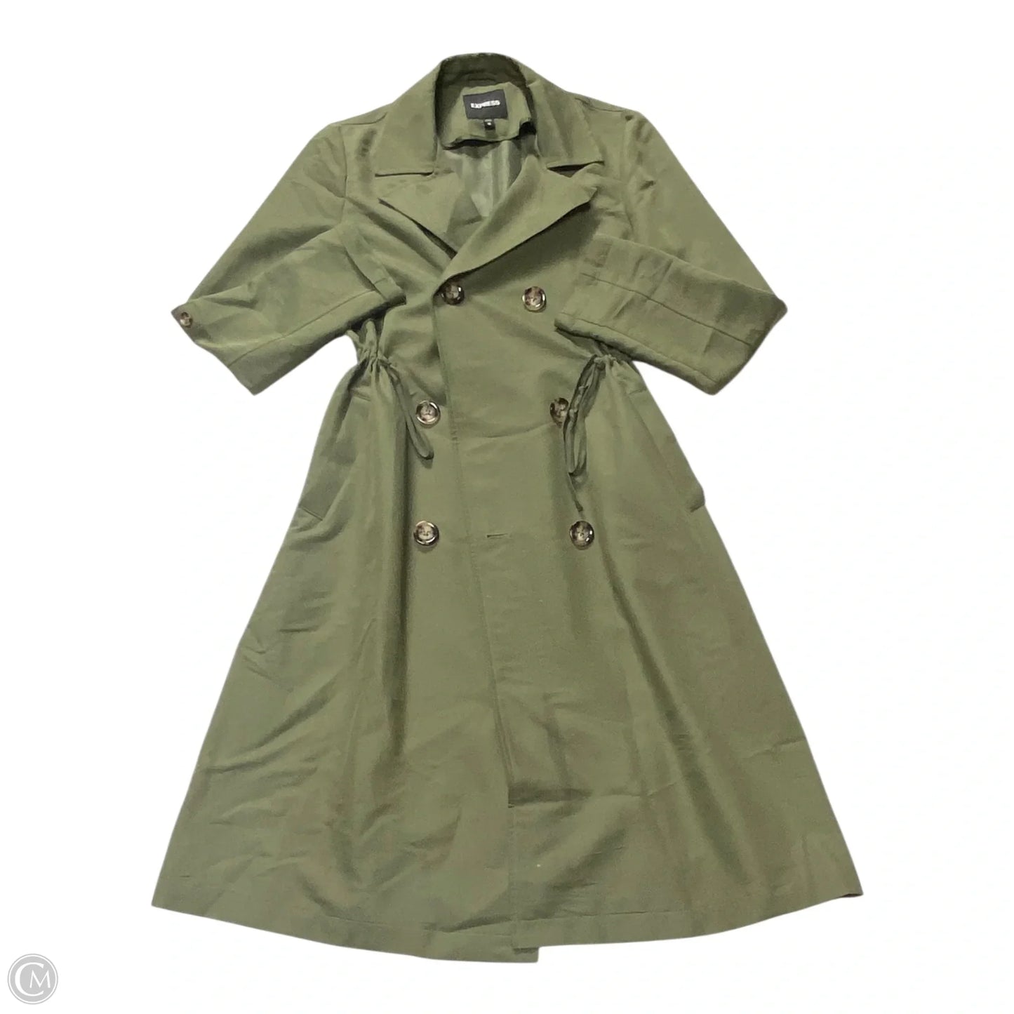Jacket Other By Express In Green, Size: Xs