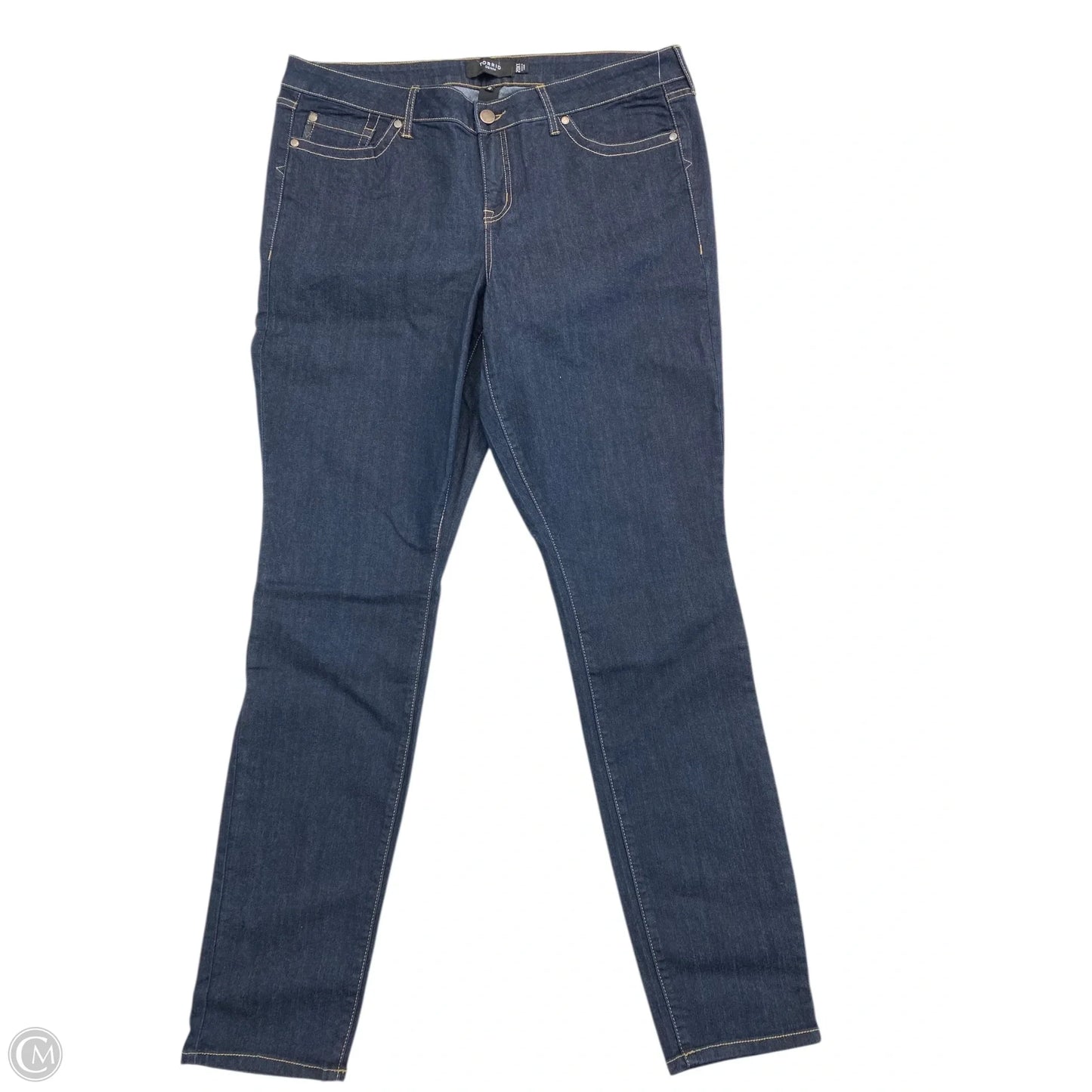 Jeans Straight By Torrid In Blue Denim, Size: 20