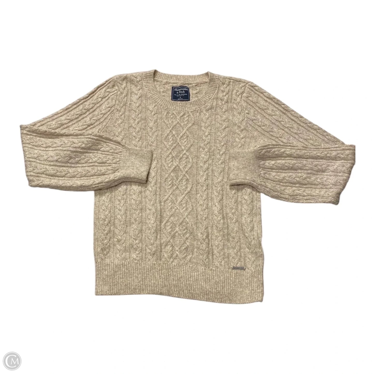 Sweater By Abercrombie And Fitch In Tan, Size: S