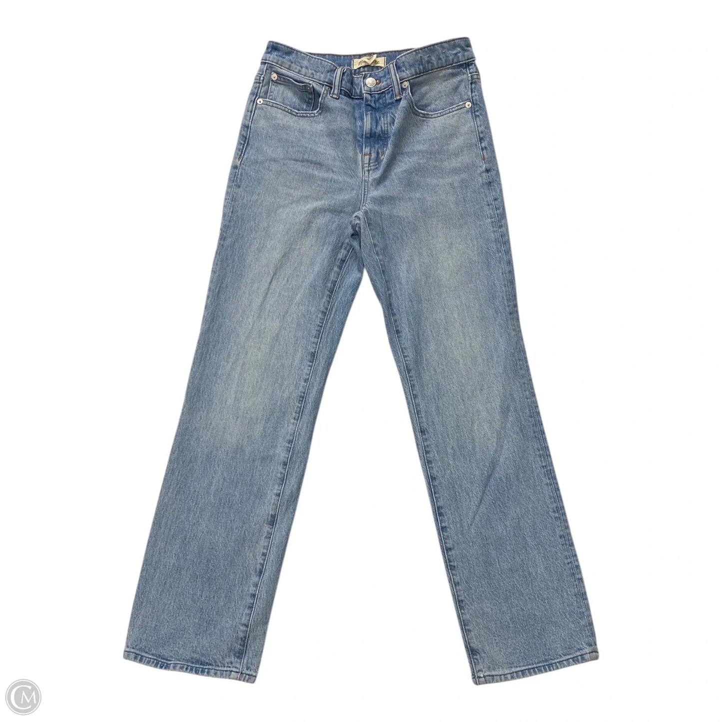 Jeans Straight By Madewell In Blue Denim, Size: 2