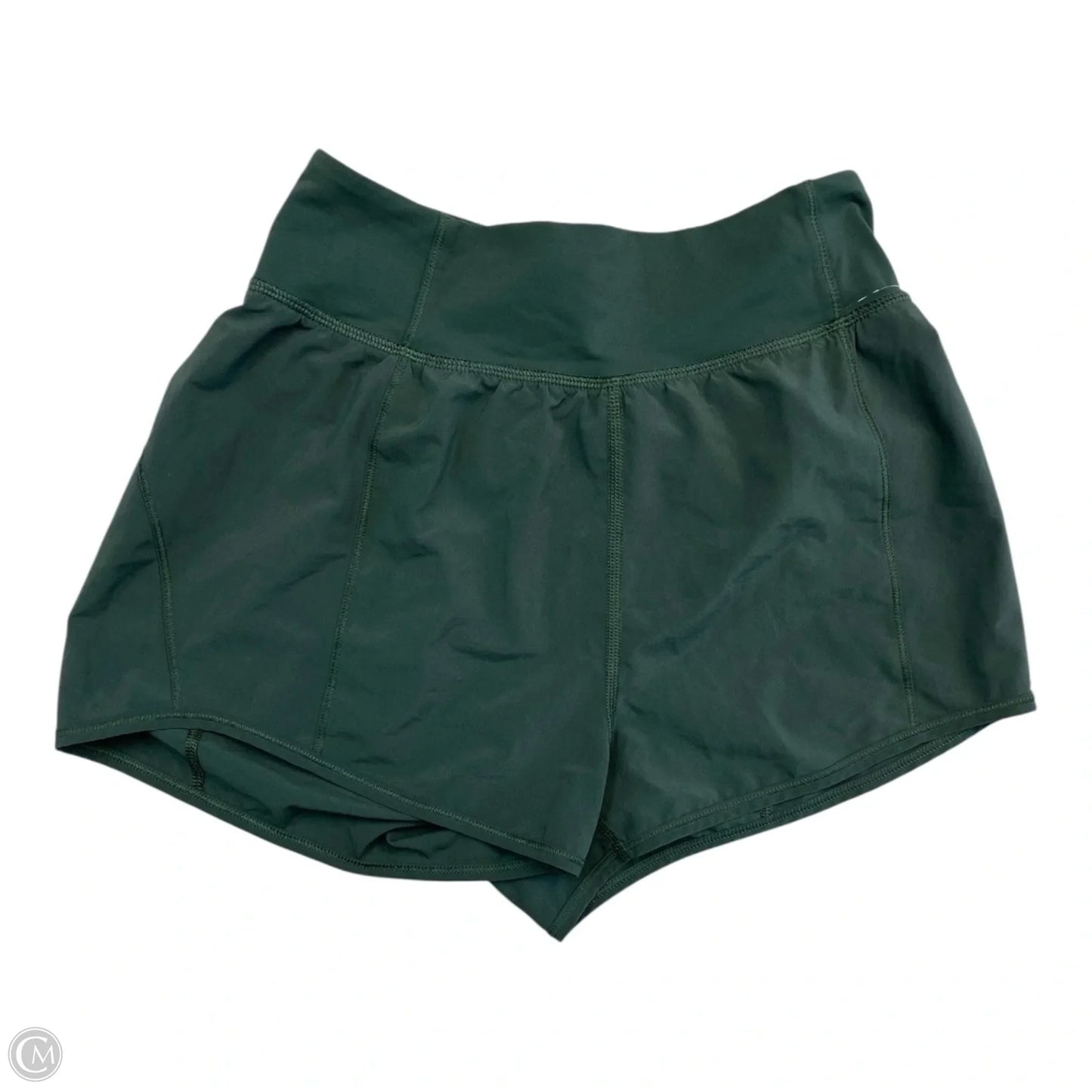 Athletic Shorts By Lululemon In Green, Size: 4