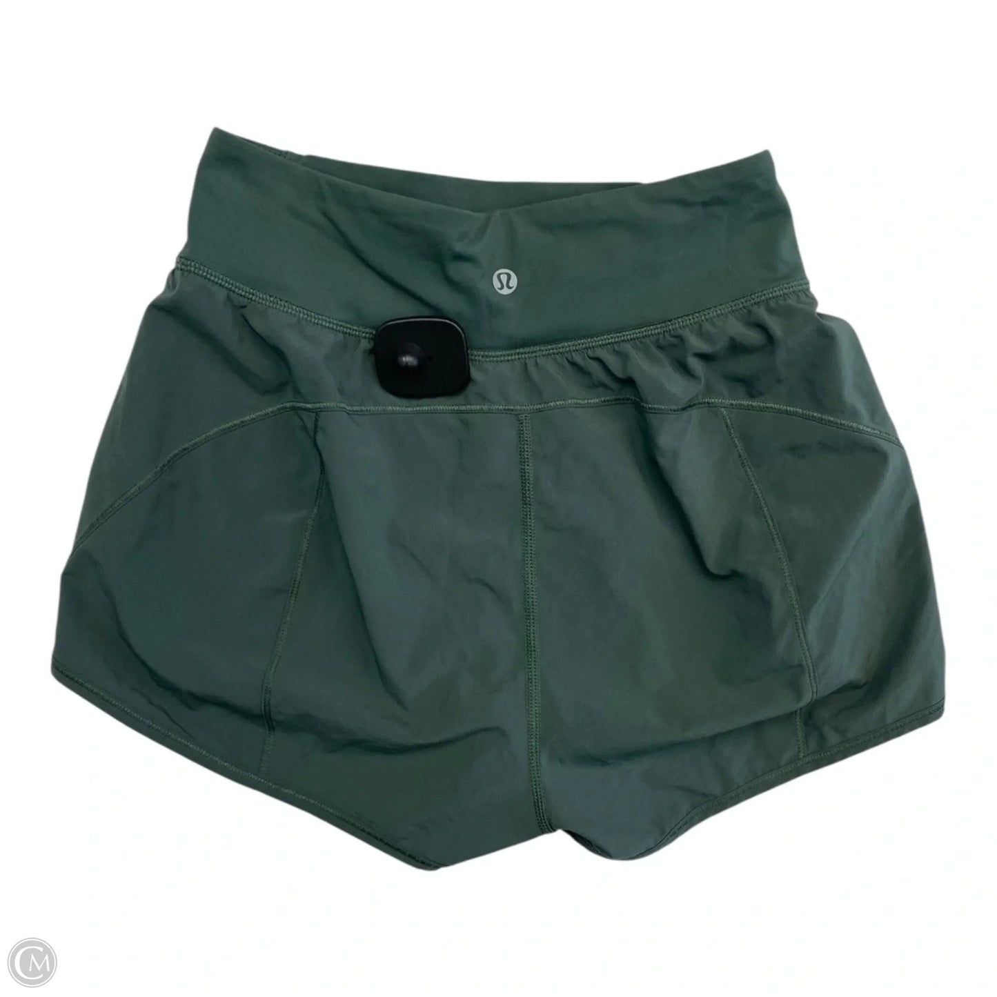 Athletic Shorts By Lululemon In Green, Size: 4