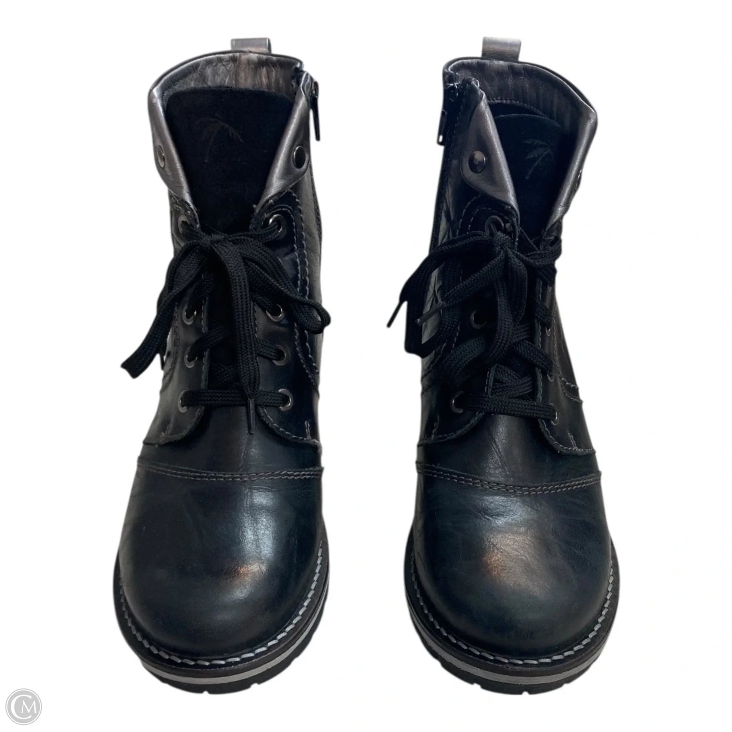 Boots Leather By DROMEDARIS In Black, Size: 7.5