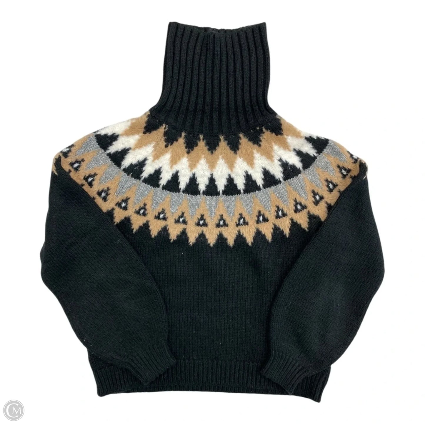 Sweater By Ann Taylor In Black & Brown, Size: Xs