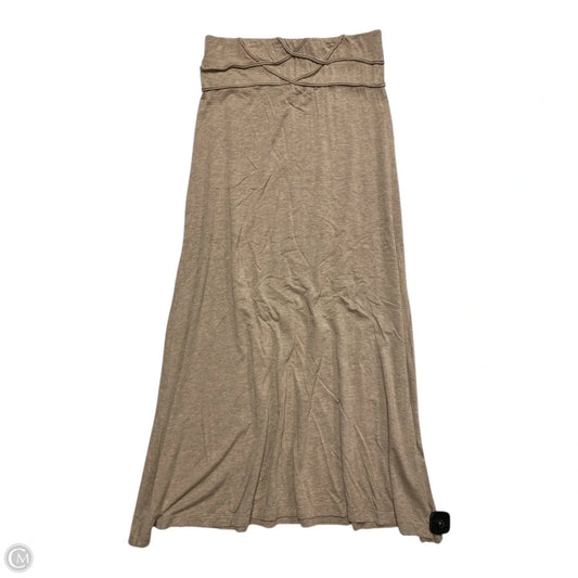 Skirt Maxi By Max Studio In Tan, Size: S