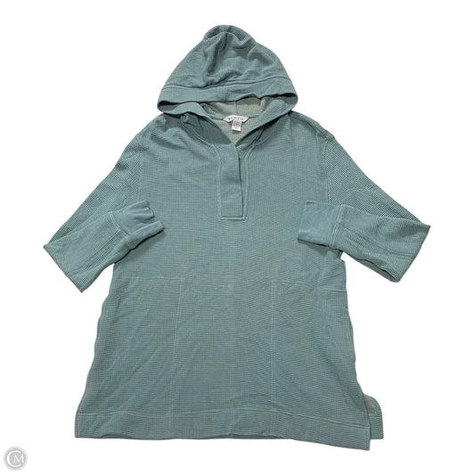 Athletic Sweatshirt Hoodie By Athleta In Teal, Size: M
