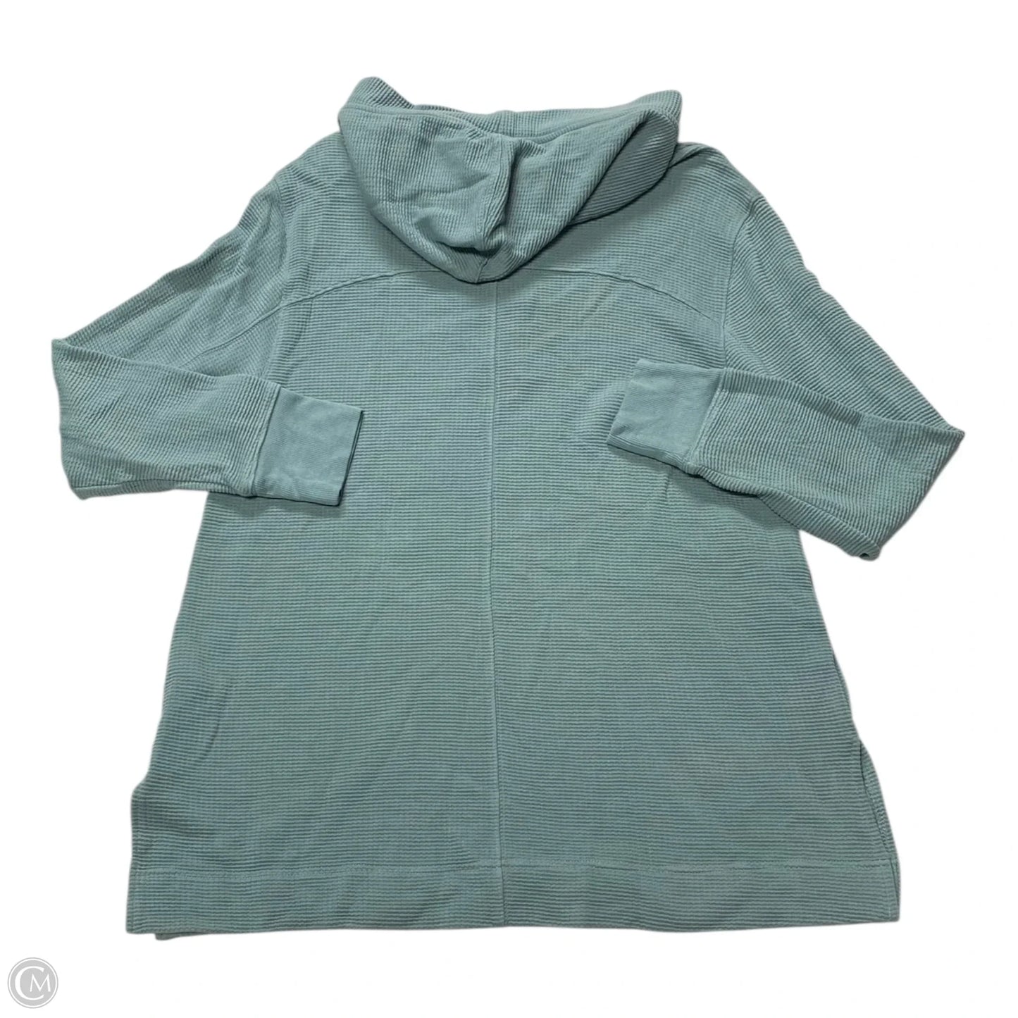 Athletic Sweatshirt Hoodie By Athleta In Teal, Size: M