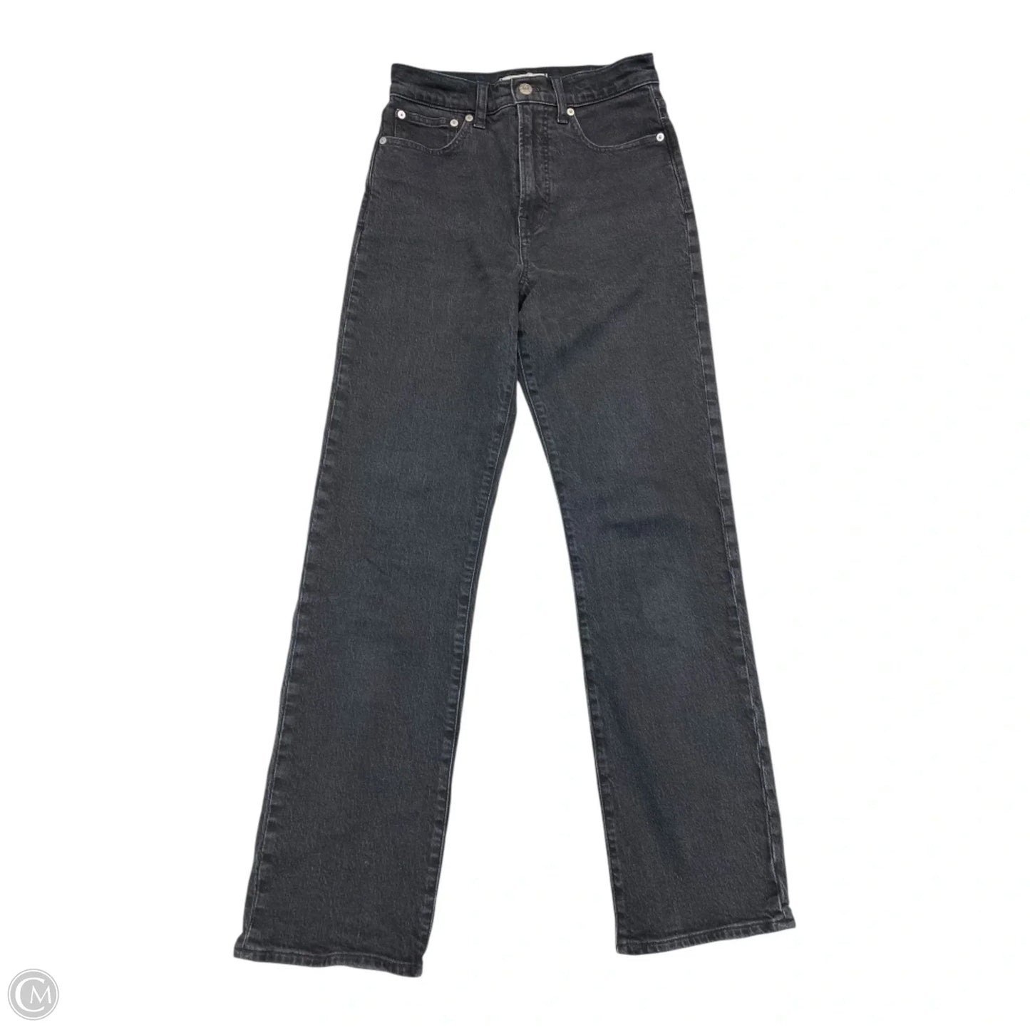 Jeans Straight By Madewell In Black, Size: 2