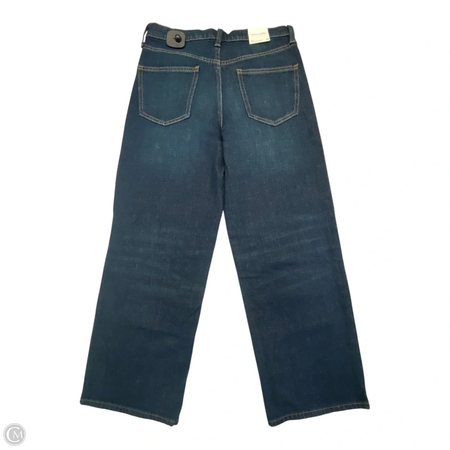Jeans Straight By Banana Republic In Blue Denim, Size: 6