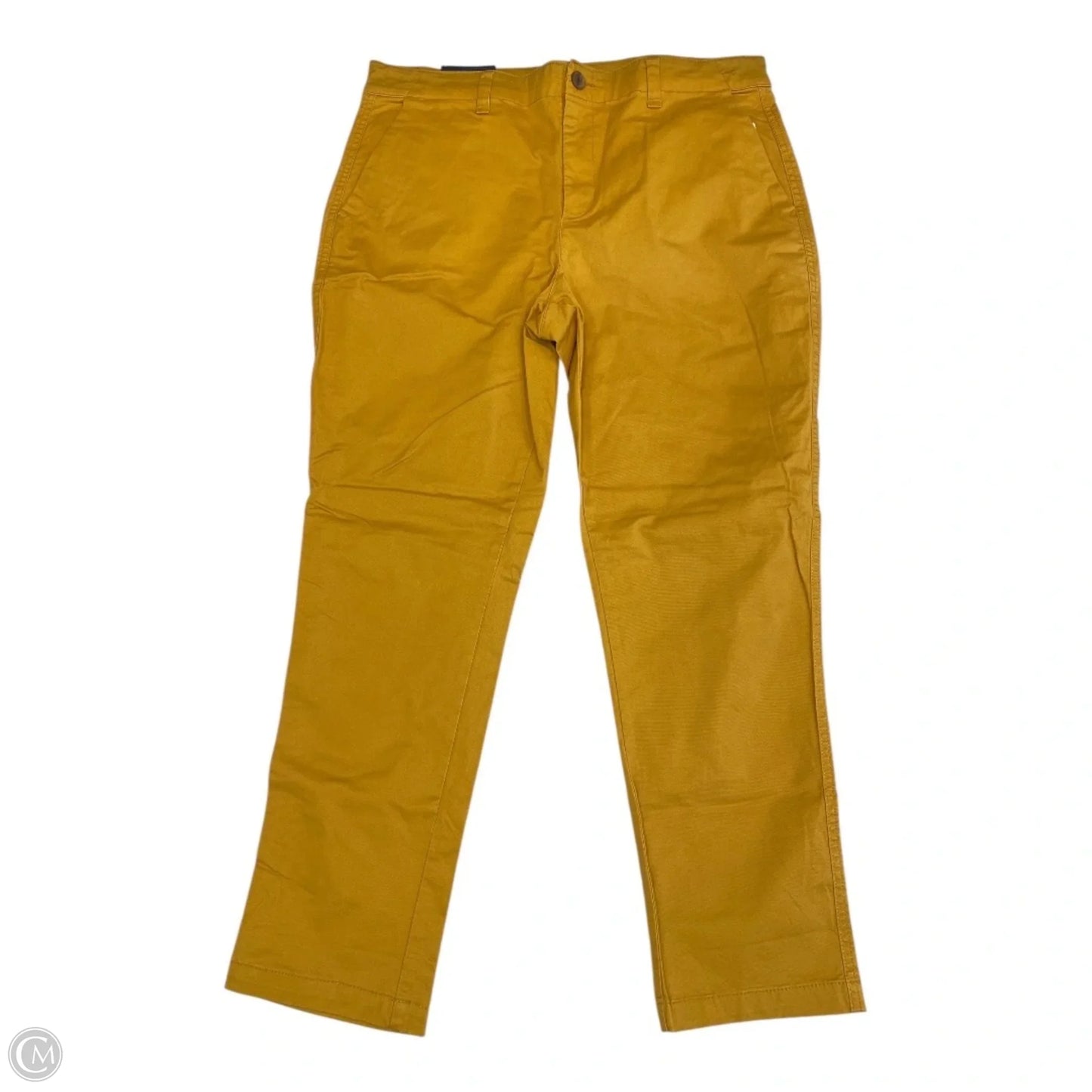 Pants Cropped By Gap In Gold, Size: 10