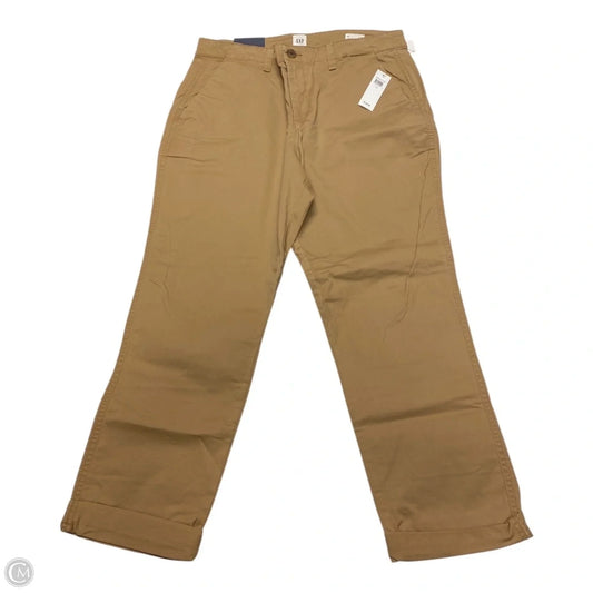 Pants Cropped By Gap In Tan, Size: 10