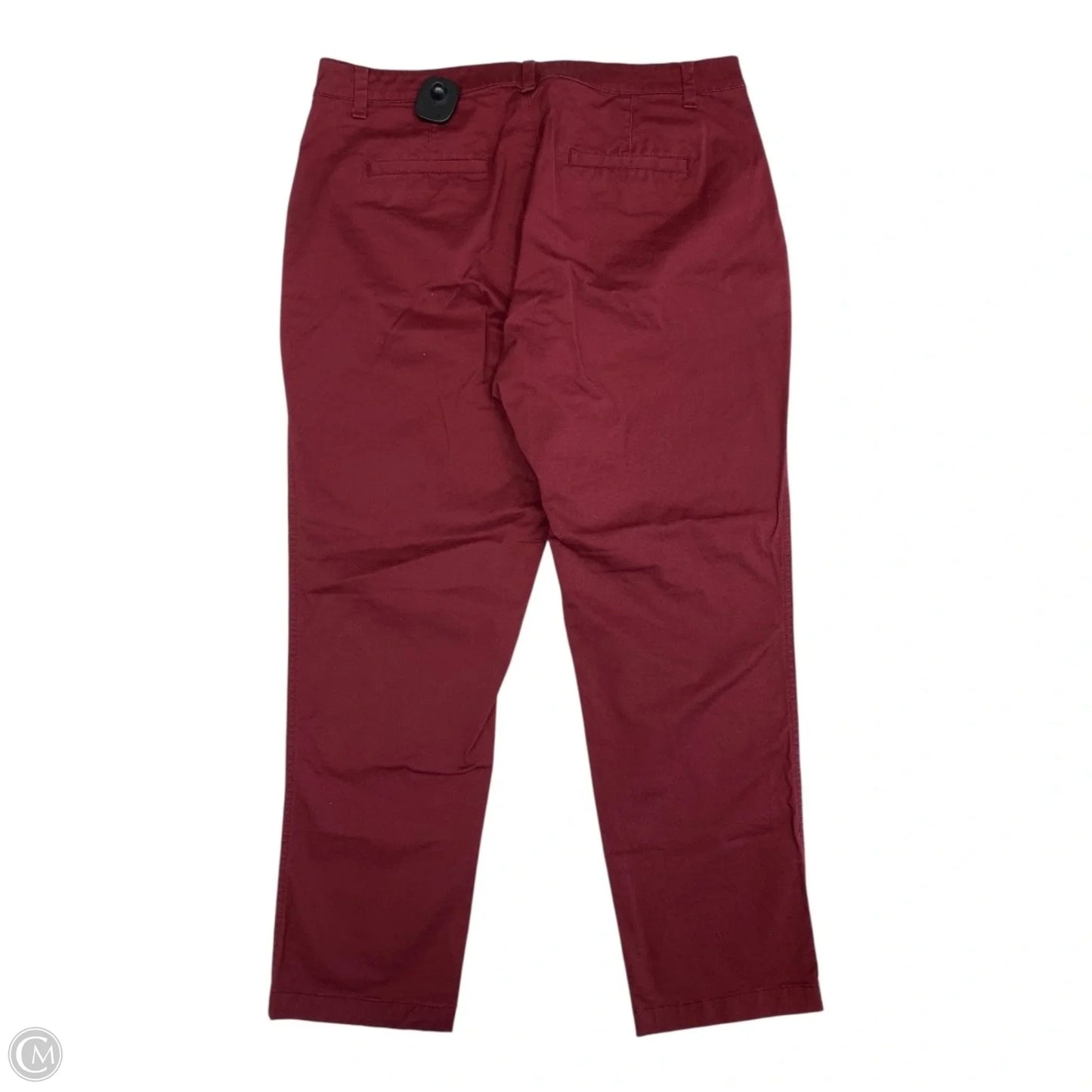 Pants Cropped By Gap In Maroon, Size: 12