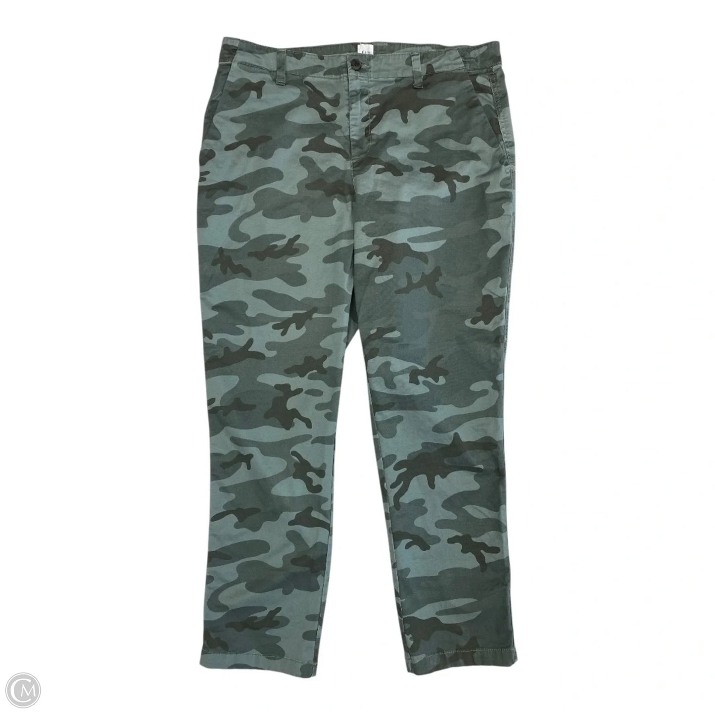 Pants Cropped By Gap In Camouflage Print, Size: 12