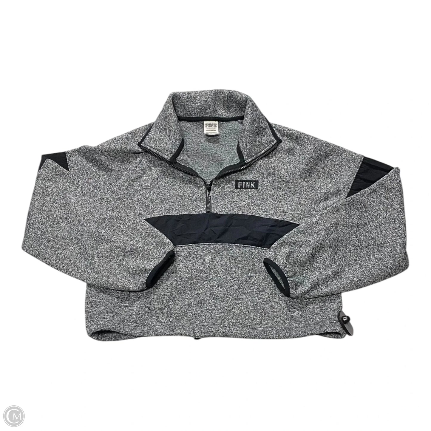 Athletic Fleece By Pink In Black & Grey, Size: Xs