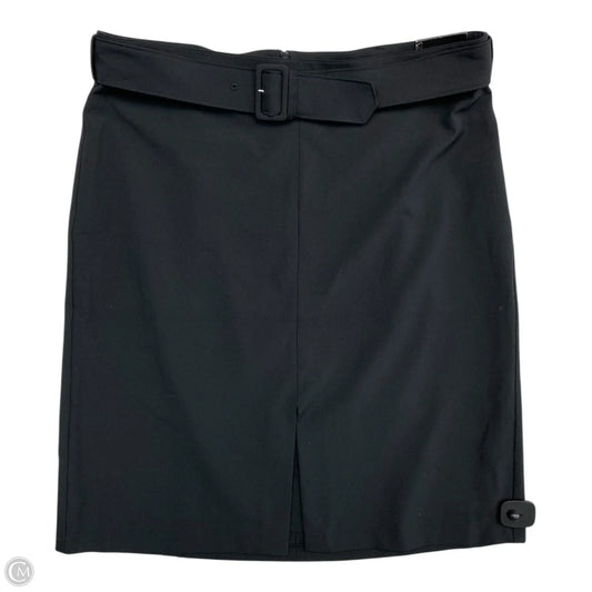 Skirt Midi By Banana Republic In Black, Size: 16
