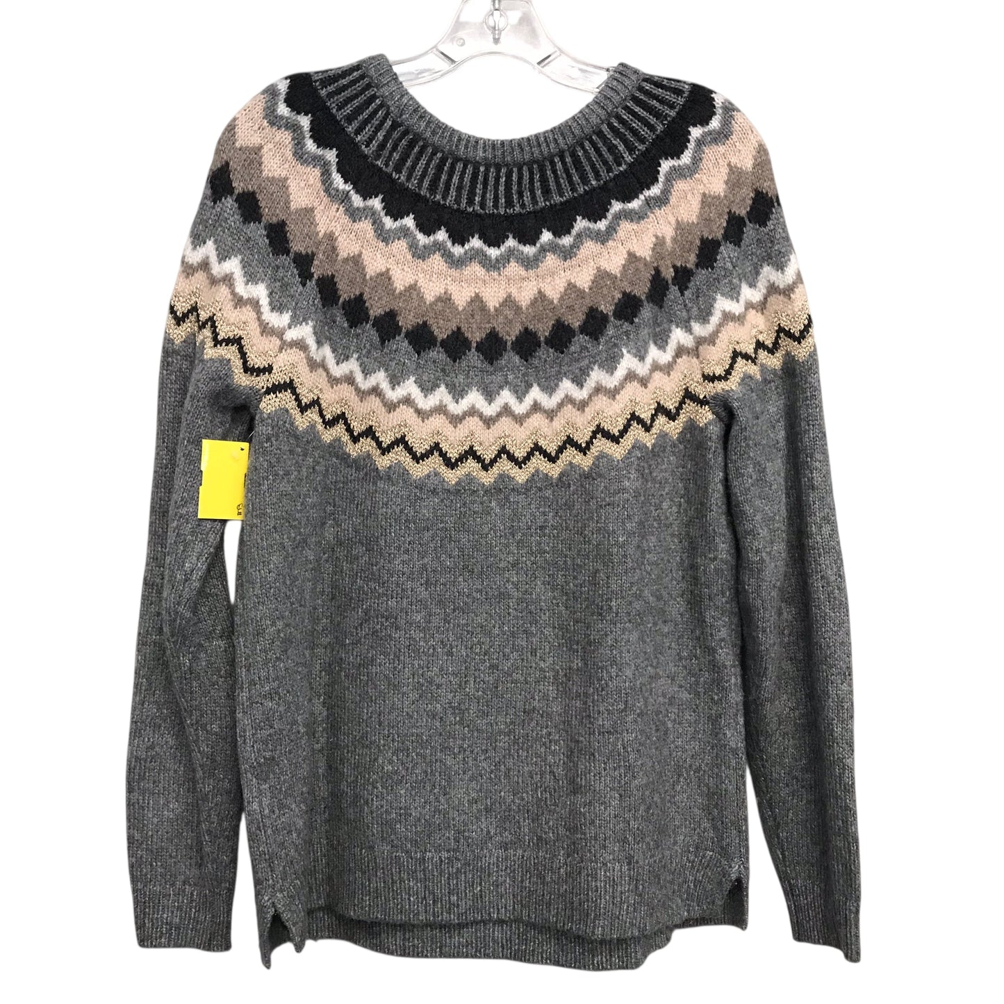 Sweater By Sonoma In Grey & Pink, Size:M