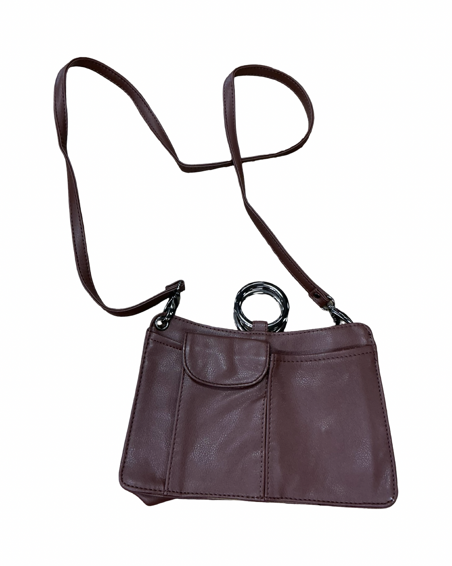 Crossbody By Clothes Mentor In Brown, Size:Small