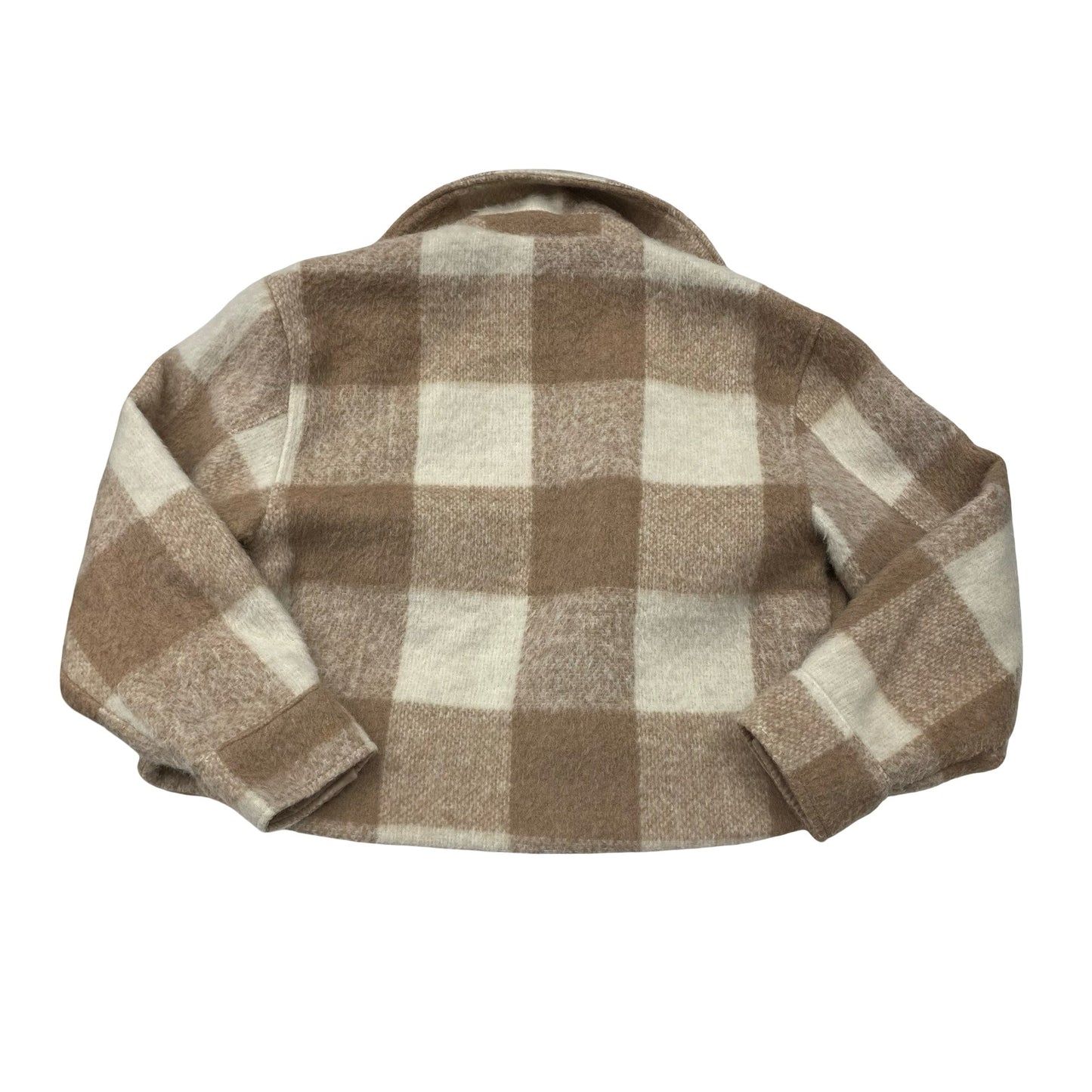 Jacket Fleece By Abercrombie And Fitch In Plaid Pattern, Size:Xs