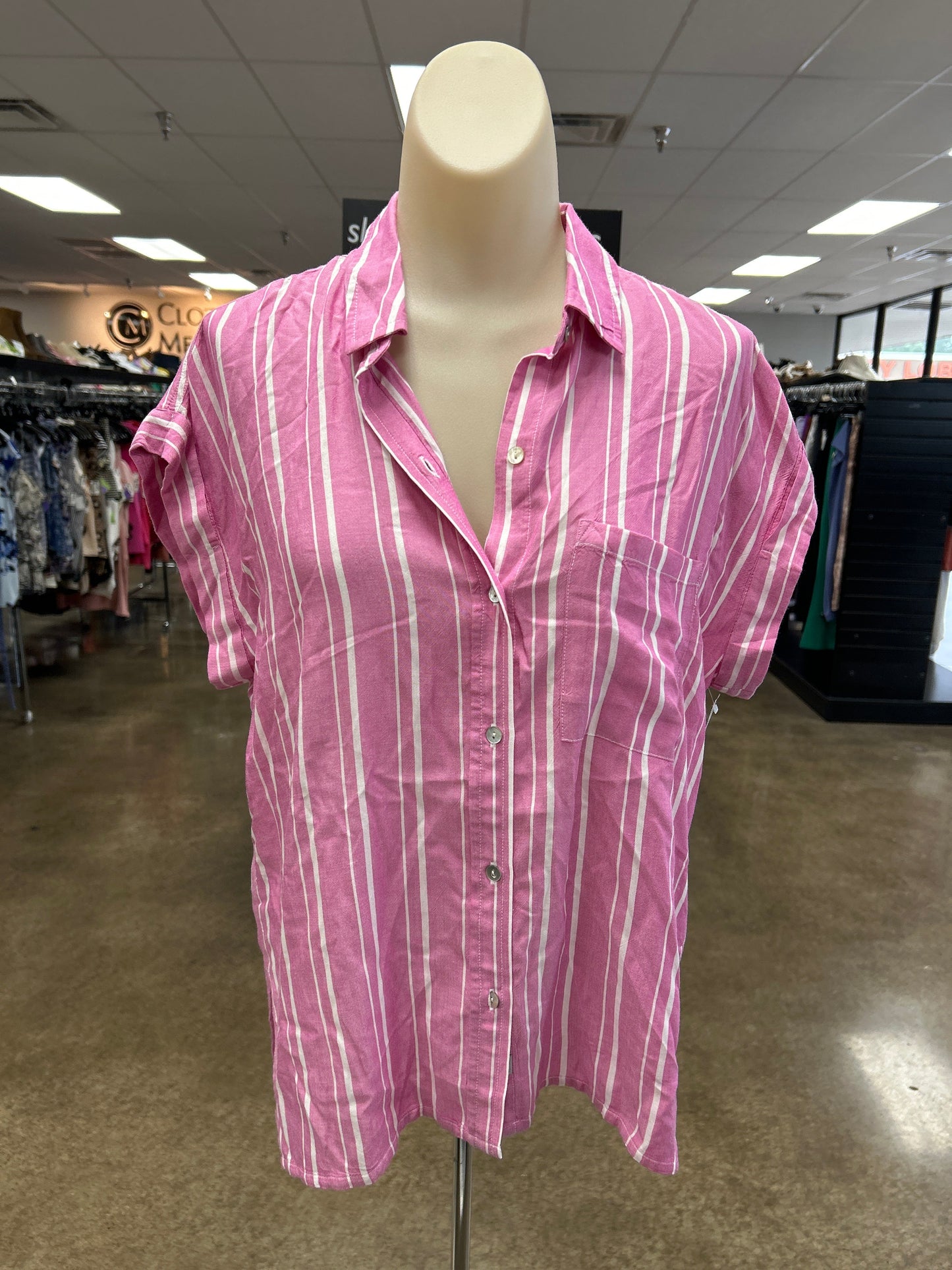Top Ss By Rails In Pink/White, Size:S