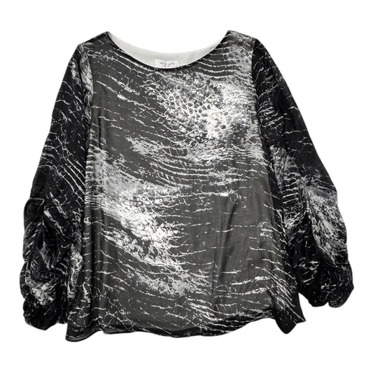 Top Ls By Lila & Sophie In Black & White, Size:M