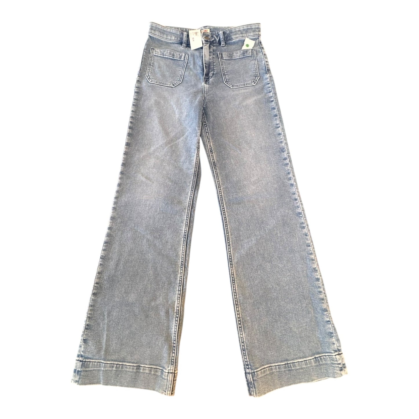 Jeans Wide Leg By Faherty In Blue Denim, Size:12