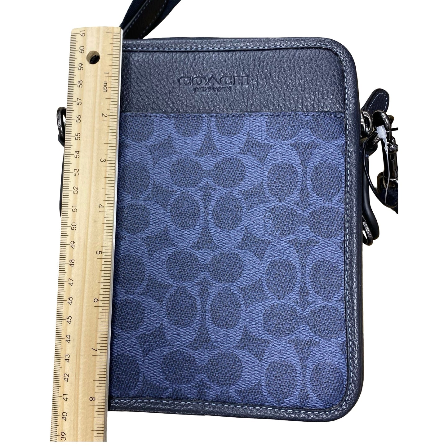 Handbag Designer By Coach In Blue, Size:Medium